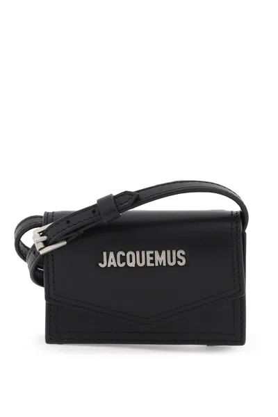 JACQUEMUS JACQUEMUS 'LE PORTE AZUR' CROSSBODY CARDHOLDER 