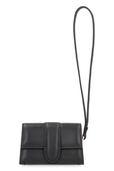 Jacquemus Le Porte Bambino Airpods Case In Black