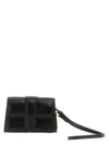 Jacquemus Le Porte Bambino Mini Flap Airpods Case In Black