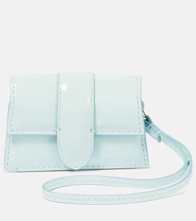 Jacquemus Le Porte Bambino Airpods Case In Blue