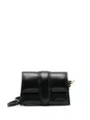 Jacquemus Black Le Porte Bambino Leather Airpod Case