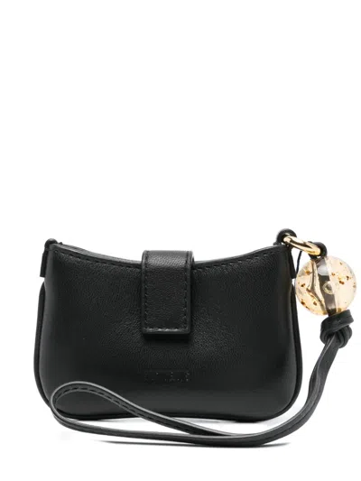 Jacquemus Le Porte Bisou Card Holder In Schwarz