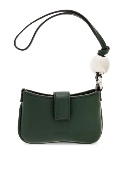 Jacquemus Le Porte Bisou Strapped Pouch In Green