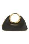 Jacquemus Le Porte Calino Leather Top Handle Bag In Black