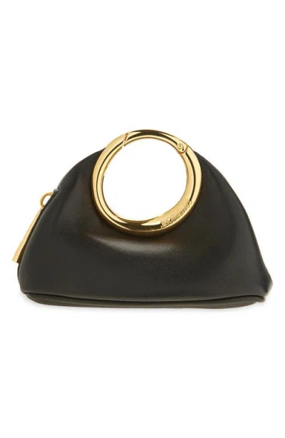 Jacquemus Le Porte Calino Leather Top Handle Bag In Black