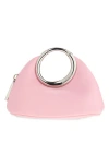 Jacquemus Le Porte Calino Leather Top Handle Bag In Pink