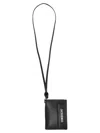 Jacquemus Coin Holder The Shoulder Strap In Black