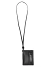 Jacquemus Coin Holder The Shoulder Strap In Black