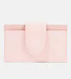 Jacquemus Le Porte Carte Bambino Leather Card Case In Pink