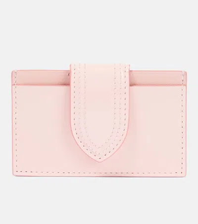 Jacquemus Le Porte Carte Bambino Leather Card Case In Pink
