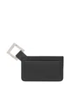 Jacquemus Le Porte-cartes Cuerda Leather Cardholder In Black