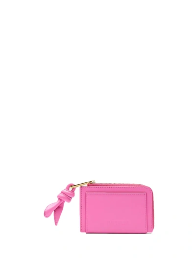 Jacquemus Le Porte-cartes Tourni Wallet In Pink