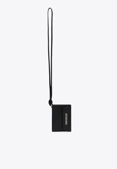 JACQUEMUS LE PORTE LEATHER CARDHOLDER