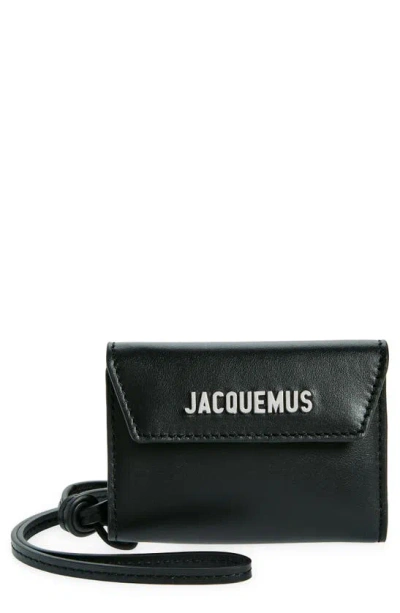 Jacquemus Le Porte  Wallet In Black