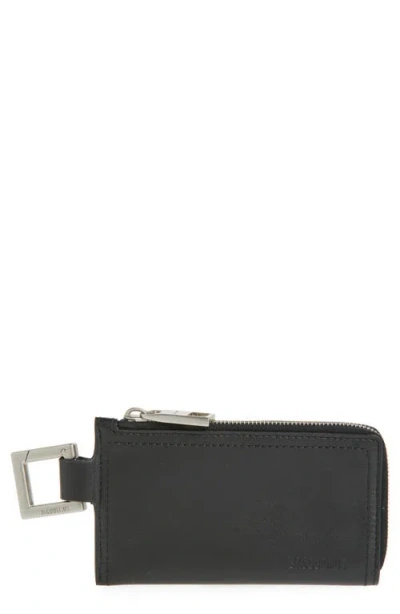 JACQUEMUS JACQUEMUS LE PORTE LEATHER ZIP POUCH