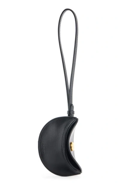 Jacquemus Le Porte Ovalo Leather Coin Purse In Black