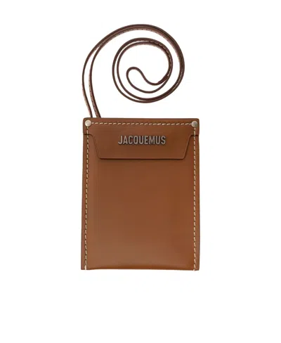 Jacquemus Le Porte Poche Meunier Wallet In Brown