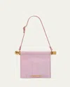 Jacquemus Le Porte Rond Hagfish Shoulder Bag In Pale Pink