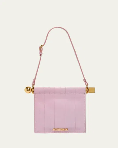Jacquemus Le Porte Rond Hagfish Shoulder Bag In Gold
