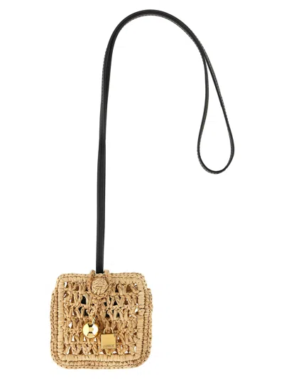 Jacquemus Le Porte Spiaggia Airpods Case In Beige