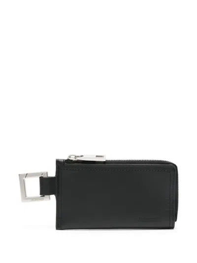 Jacquemus Le Porte Zippé Cuerda In Black