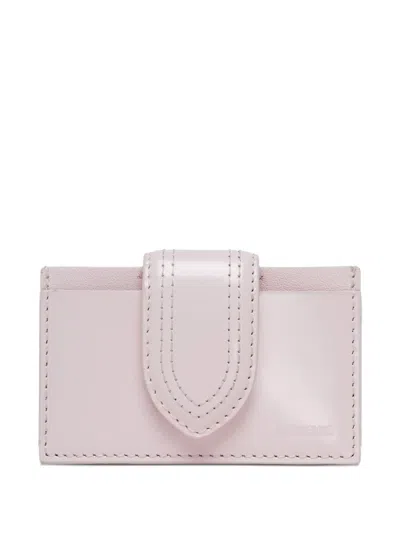 Jacquemus Le Porte-cartes Bambino Leather Card Holder In White