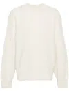 Jacquemus Logo Knit Sweater In Nude & Neutrals