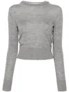 Jacquemus Le Pull Rica Scarf-detail Jumper In Grey