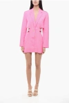 Jacquemus Le Raphia Cut Out Bari Blazer Dress