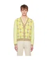 Jacquemus Le Raphia Long-sleeved Cardigan In Nude