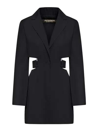 Jacquemus Le Robe Bari Dress In Black