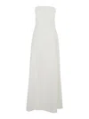 Jacquemus Strapless Maxi Dress In Multicolor