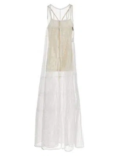 Pre-owned Jacquemus 'le Robe Dentelle' Dress 36 Fr In White