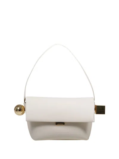 Jacquemus Le Rond Carre Bag In Neutrals