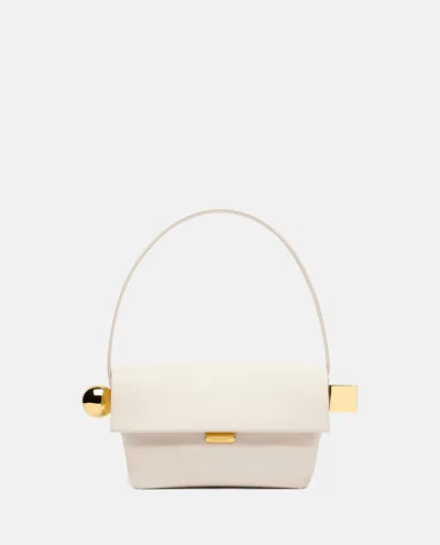 JACQUEMUS LE ROND CARRE LEATHER SHOULDER BAG