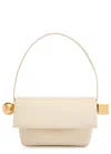 Jacquemus Le Rond Carré Leather Shoulder Bag In Ivory