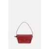 Jacquemus Women Red Rond Carre Shoulde Bag, Onesize Luxury Shoulder Bags For Women Darveys In Red