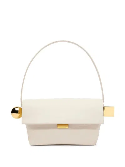 Jacquemus Le Rond Carré Shoulder Bag In Beige