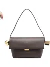 Jacquemus Le Rond Carre Shoulder Bag In Brown