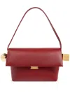 Jacquemus Le Rond Carré Logo Detailed Shoulder Bag In Red