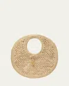 Jacquemus Le Petit Rond Raffia Shoulder Bag
