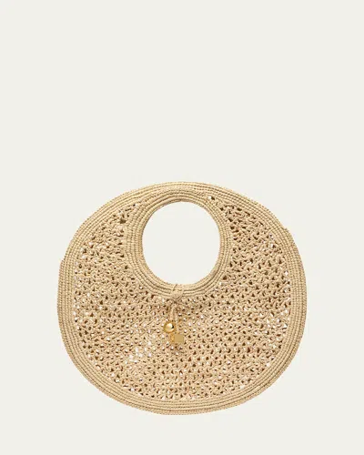 JACQUEMUS LE ROND RAFFIA TOTE BAG
