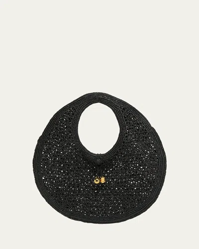 JACQUEMUS LE ROND RAFFIA TOTE BAG