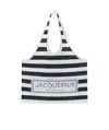 Jacquemus Le Sac Marcel Striped Soft Bag In White