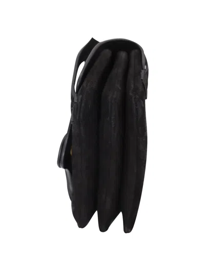Jacquemus Le Sac Minho Nubuck Mini Bag In Black Suede