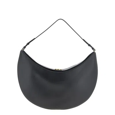 Jacquemus Le Sac Ovalo Shoulder Bag In Black
