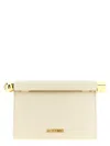 Jacquemus Rolled Top Rectangular Shoulder Bag In Neutral