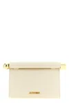 Jacquemus Rolled Top Rectangular Shoulder Bag In White