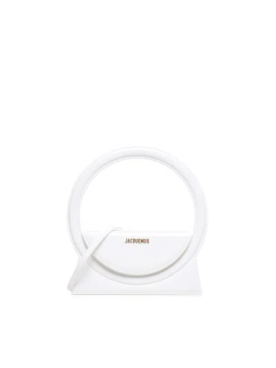 Jacquemus Le Sac Rond Tote Bag In White