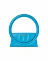 Jacquemus Le Sac Round Medium Light Blue In Blue